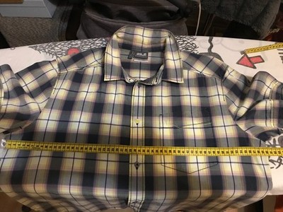 JACK WOLFSKIN HERREN SLIM FIT KURZARM HEMD EU Gr. XL Brustumf.: 60 cm