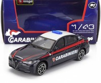 Burago 1/43 Alfa Romeo Giulia Carabinieri 2015 Statisches Modell Diecast