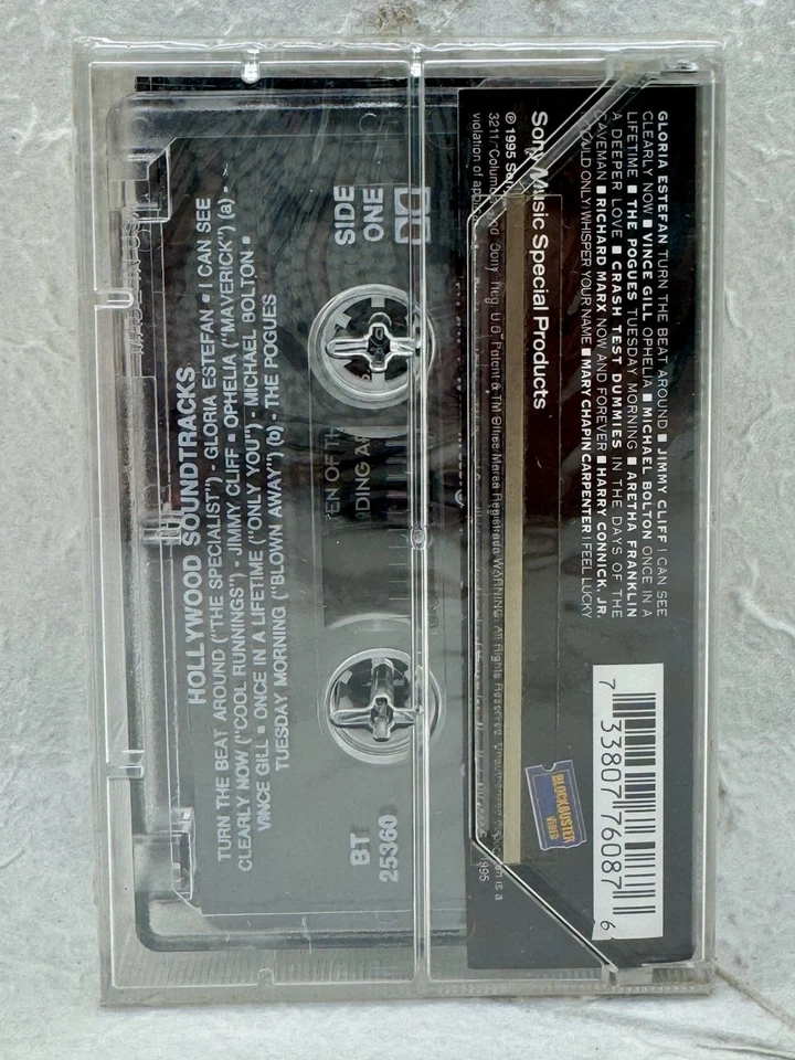 Blockbuster Video Presents Hollywood Soundtracks Cassette NOS Sealed - Image 2 of 4
