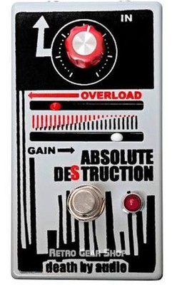 Death By Audio Absolute Destruction Fuzz Effects Pedal