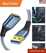 Durable 3.3ft USB Extender Cable - Type A High-Speed Data Transfer Up to 5Gbps
