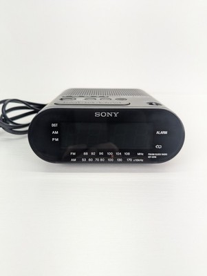 Sony Dream Machine AM/FM Alarm Clock Radio ICF-C218 Auto Time Set Tested-Works