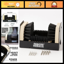 All-Weather Boot Scrubber Shoe Cleaner Brush - Industrial 2 Pack, Heavy Duty