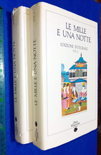 2 LIBRI 🔴LE MILLE E UNA NOTTE Edizione integrale Orsa Maggiore Editrice 1988 🔴