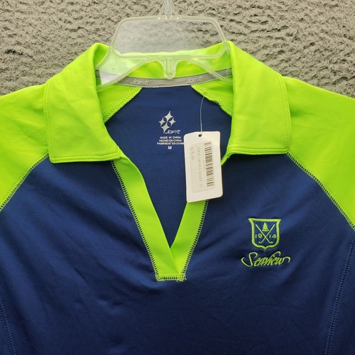 Jofit Golf Poloshirt Damen Medium Multi Kurzarm Kragen Meerblick CC Logo - Bild 6 von 9
