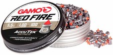PALLINI GAMO 5.5 5,5 MM PIOMBINI  per ARIA COMPRESSA GAS CO2 RED FIRE