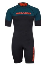 Sea-Doo Men  s Wetsuit 3 mm Escape Shorty Size XL Navy/ Marine New With Tags 