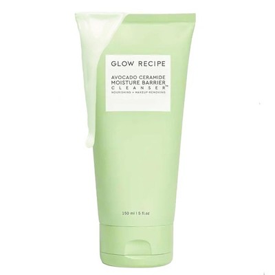 Glow Recipe Avocado Ceramide Facial Cleanser, Korean Double Cleanse Second Step,