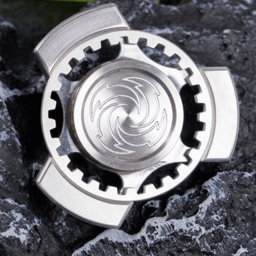 Stainless Steel Finger Spinner Fidget Toy EDC Hand Spinner Stress Relief Gift - Picture 6 of 8