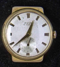 Avia (Swiss) Patterned Men's Manual Peseux 320 Watch (Vintage) -- Spares/Repairs
