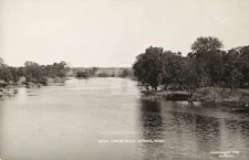 Sauk River Cold Spring MN Minnesota 1908 RPPC Photo Postcard COPY