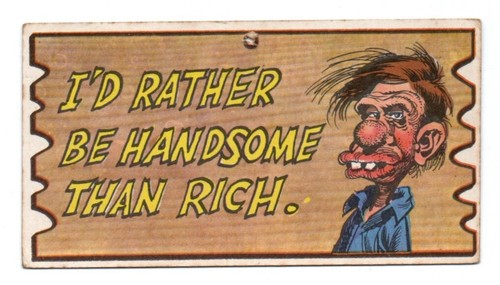 Vintage WACKY PLAKS - Number 33 - (Excellent)