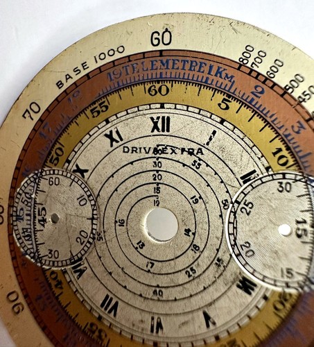 Driva Extra Chrono 2 contatori vintage Dial Bitonale 32,2mm per Landeron 39 - Foto 6 di 8