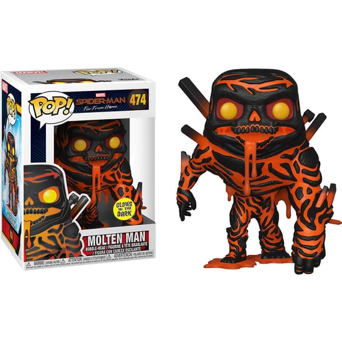 Spider-Man: Far From Home - Molten Man Glow US Exclusive Pop! Vinyl Figure