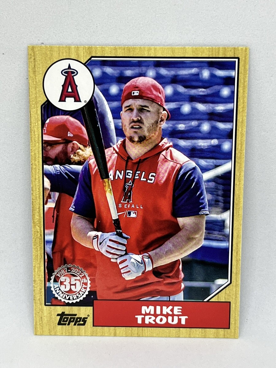 2022 Topps Update MIKE TROUT 1987 Topps 35th Anniversary
