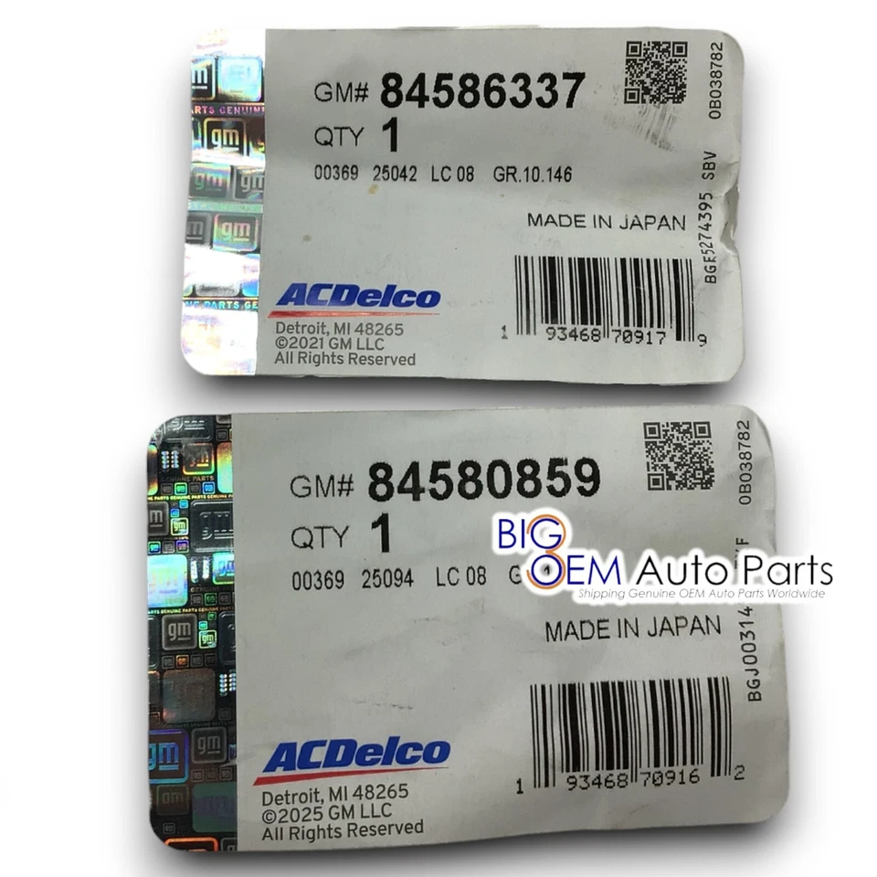 Juego de pares de limpiaparabrisas delantero 17-23 GMC Acadia 17-25 XT5 20-25 XT6 FABRICANTE DE EQUIPOS ORIGINALES Foto 4 de 4