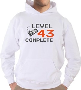 Felpa Con Cappuccio Kj2389 Idea Regalo Compleanno 43 Anni Gamer Play Station Ebay