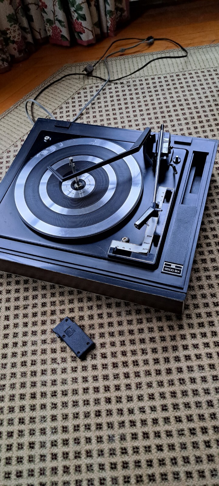 Vintage BSR McDonald 6500 CX Turntable Record Player for Parts or