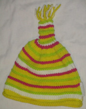 New Obermeyer Ski Hat Winter Children's Youth L XL Tassel Bright Colors NWOT