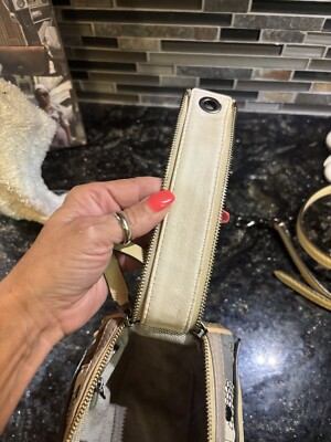 Coach 1941 Shuffle 21 Bag Signature Multi Stripe Patchwork