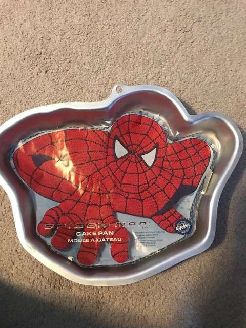 Wilton SPIDERMAN Cake Pan Jello Mold 2105-5050 w Insert ...