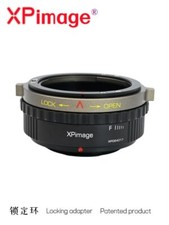 XPimage Locking Lens Adapter for NIKON F Lens to Fujifilm Fuji X-T3 X-T5 Camera