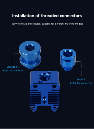 Upgrade Hot End Kit for Creality Ender 3/Ender 3 V2/Ender 3 Pro Voron 2.4/CR10 - Picture 9 of 11