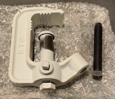 Four (4) New ETC 400CC MegaClamp 3/4'' pin - 1/2'' thread WHITE