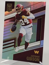 2022 PANINI DONRUSS ELITE ANTONIO GIBSON BASE CARD WASHINGTON COMMANDERS 11 nfl
