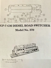 AMERICAN FLYER 370 S GAUGE Schematic Diagram Specification Parts Price 1950