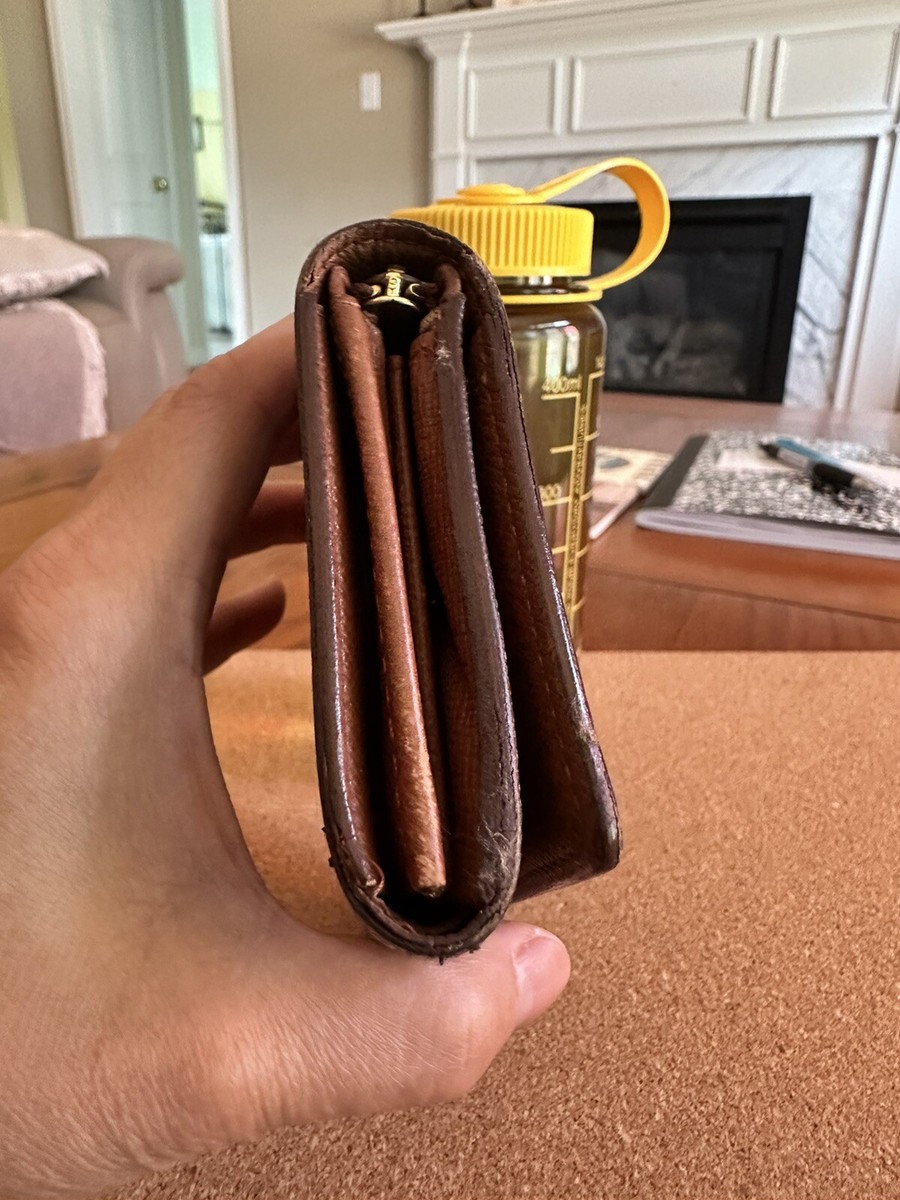 Louis Vuitton Monogram Porte-Monnaie Tresor Wallet, Code-CA0938