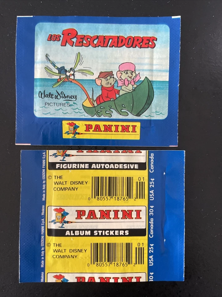 pochette bustina packet figurine panini 1982 Walt Disney Los Rescatadores - Photo 1/1