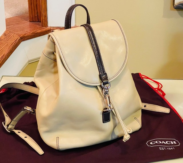 Coach Legacy Studio Leather Drawstring 