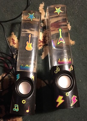 crazy lights water dancing speakers