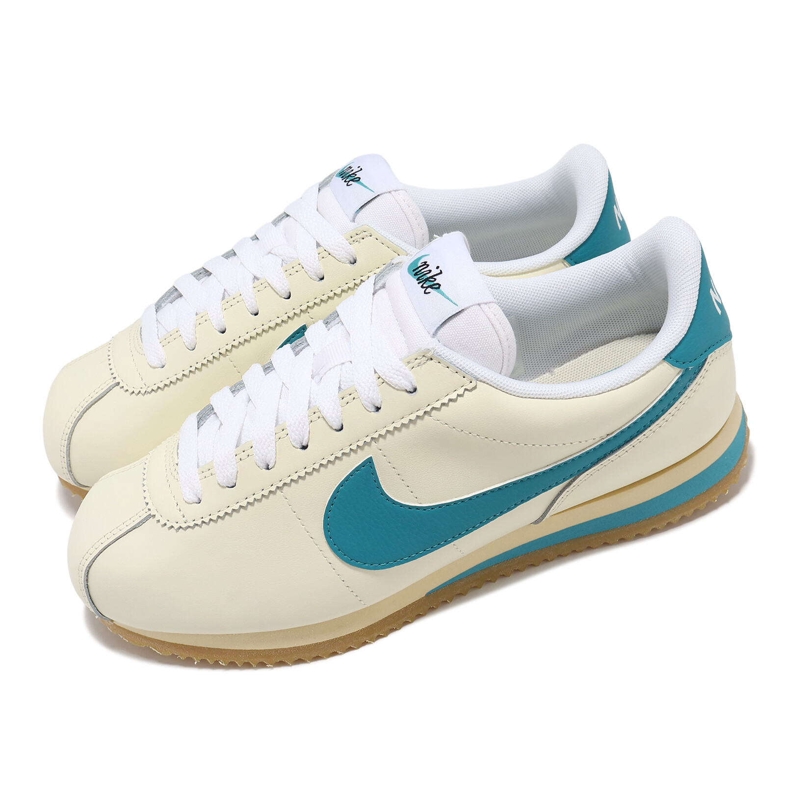 Nike Wmns Cortez Coconut Milk Gum Желтый бледно-ванильный женский повседневный HF4268-113