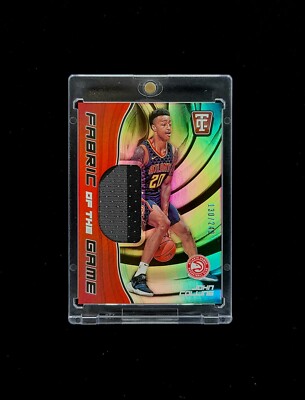 John Collins RC #/249 2017-18 Totally Certified Fabric Of The Game Rookie Patch