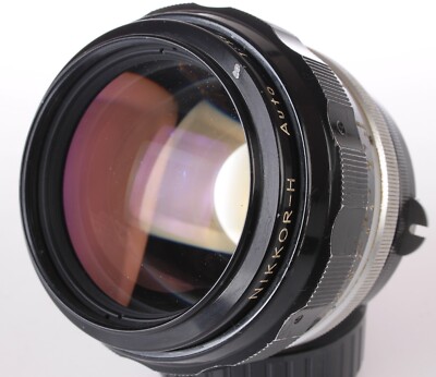 Nikon NIKKOR-H Auto 85mm f1.8 35mm フィルム レンズ No.680