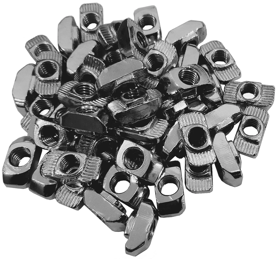 20 ,50, 100 Hammermutter - 20 30 40 45 Aluprofil - Nut 6 8 10 - M3 M4 M5 M6 M8 - Bild 3 von 4