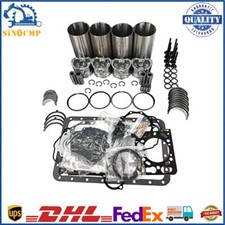 1set Engine Rebuild Kit K4e-m For Mitsubishi Mt23d Tractor Hitachi Ex100w
