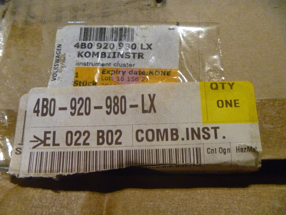 Audi A6 2000 cuadro de instrumentos velocímetro 4B0-920-980-LX fabricante original nuevo Foto 2 de 2