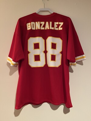 Kansas City Chiefs Football Jersey #88 Gonzalez Men Sz XL Vintage Logo 7