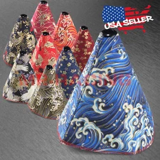 Universal JDM Wave Koi Fish Sakura Shift Boot Cover Universal AT/MT Transmission