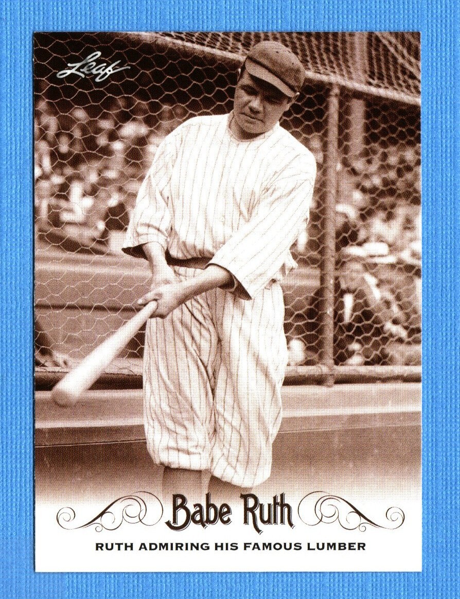 2016 Leaf Babe Ruth Collection #44 Babe Ruth New York Yankees