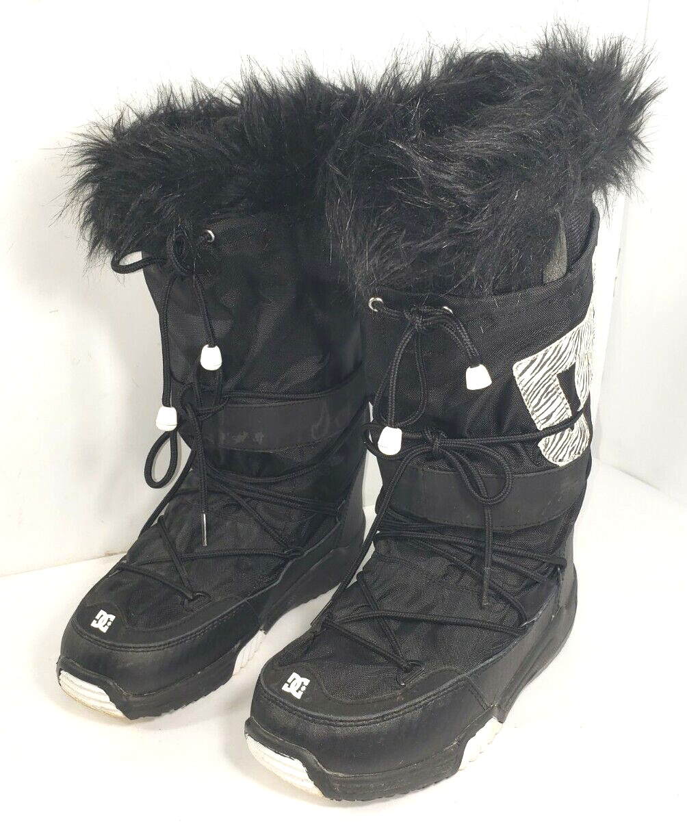 DC Chalet SE Women’s Snow Boots 301818 Black US Womens Size 6 RARE Discontinued