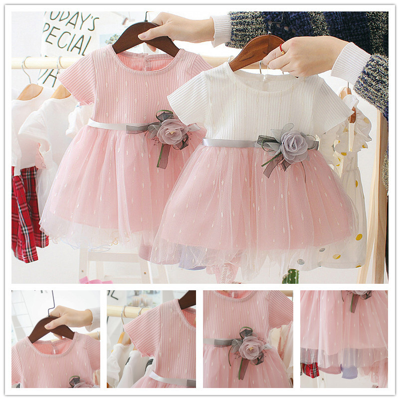 toddler short sleeve dresses Carter's toddler girl floral short-sleeve dress 2T Cream