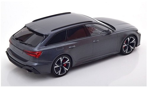 Minichamps Audi RS6 Avant C8 2019 Matt Grey 1:18 155018015 - Picture 2 of 2