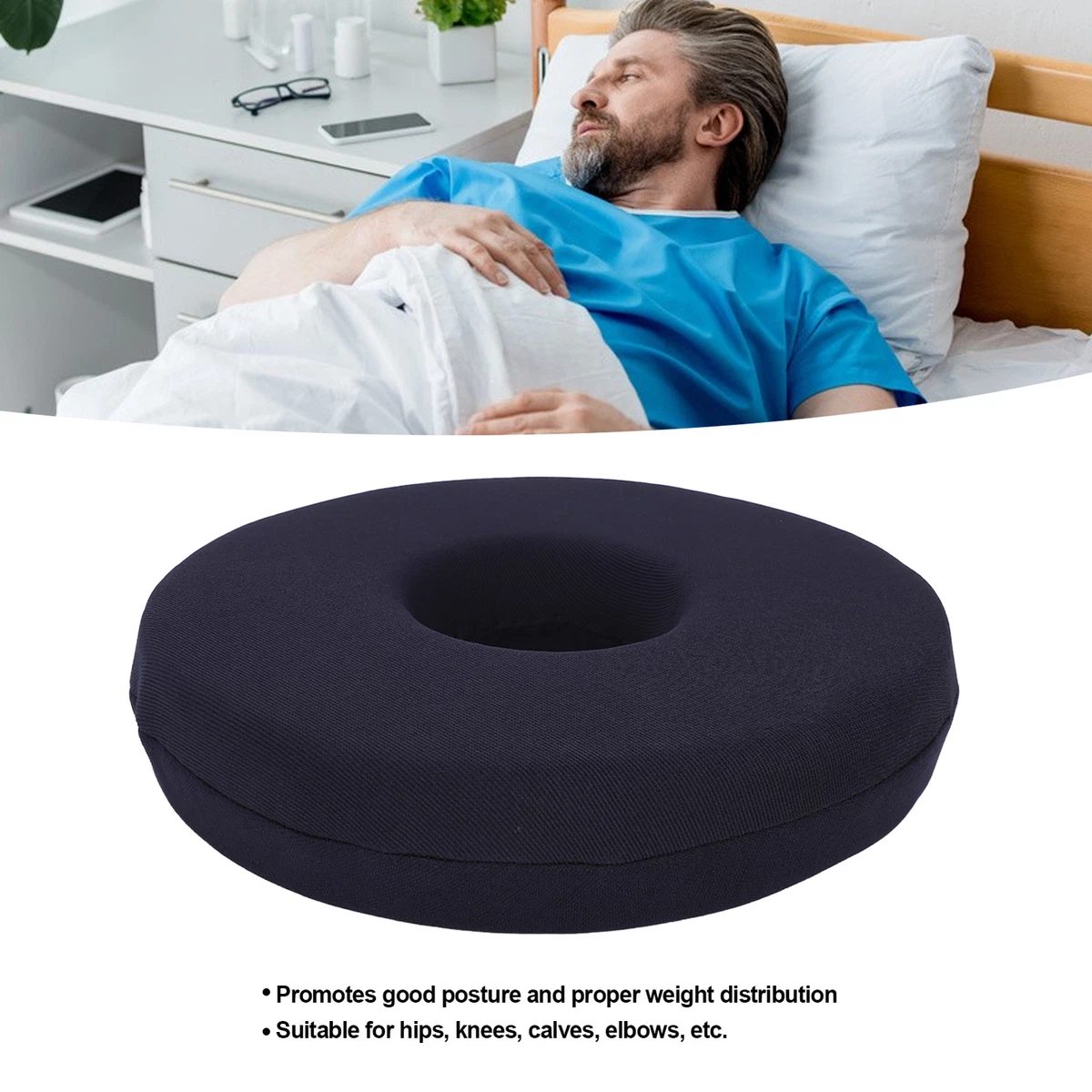 Donut Seat Cushion Hemorrhoids Pillow Bedsore Prevention With