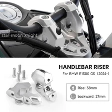 Handlebar Riser For BMW R1300GS R 1300GS 1300 Risers Clamp Extend Adapter