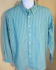 Men's Large Jos. A. Bank Traveler's Collection Long Sleeve Button Down Shirt
