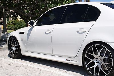 2x BMW M Performance seiten schweller Schwarz aufkleber sticker F10 F20 F30 E70 